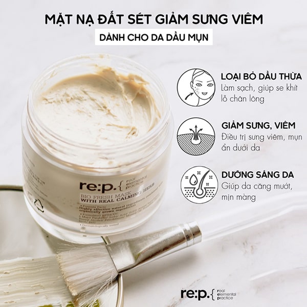 Mặt Nạ Đất Sét RE:P Bio Fresh Mask